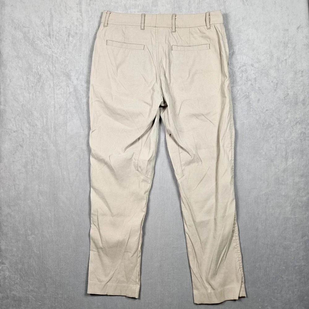 Outlier Futureworks Pants Mens 30 (Actual 32x28) Tan Lightweight Stretch Chinos